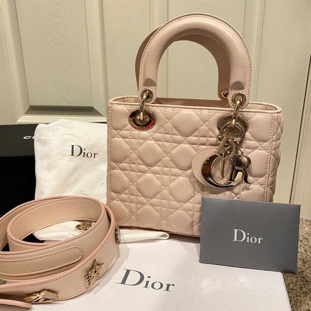 Sold Lady Dior small Dusty Pink